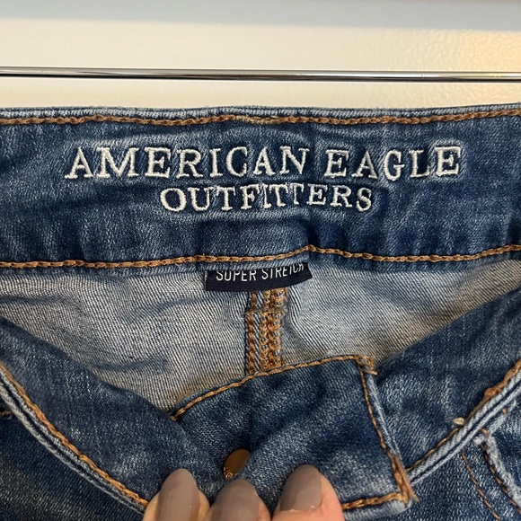 American Eagle Hi-Rise Shortie Shorts - Picture 2 of 4